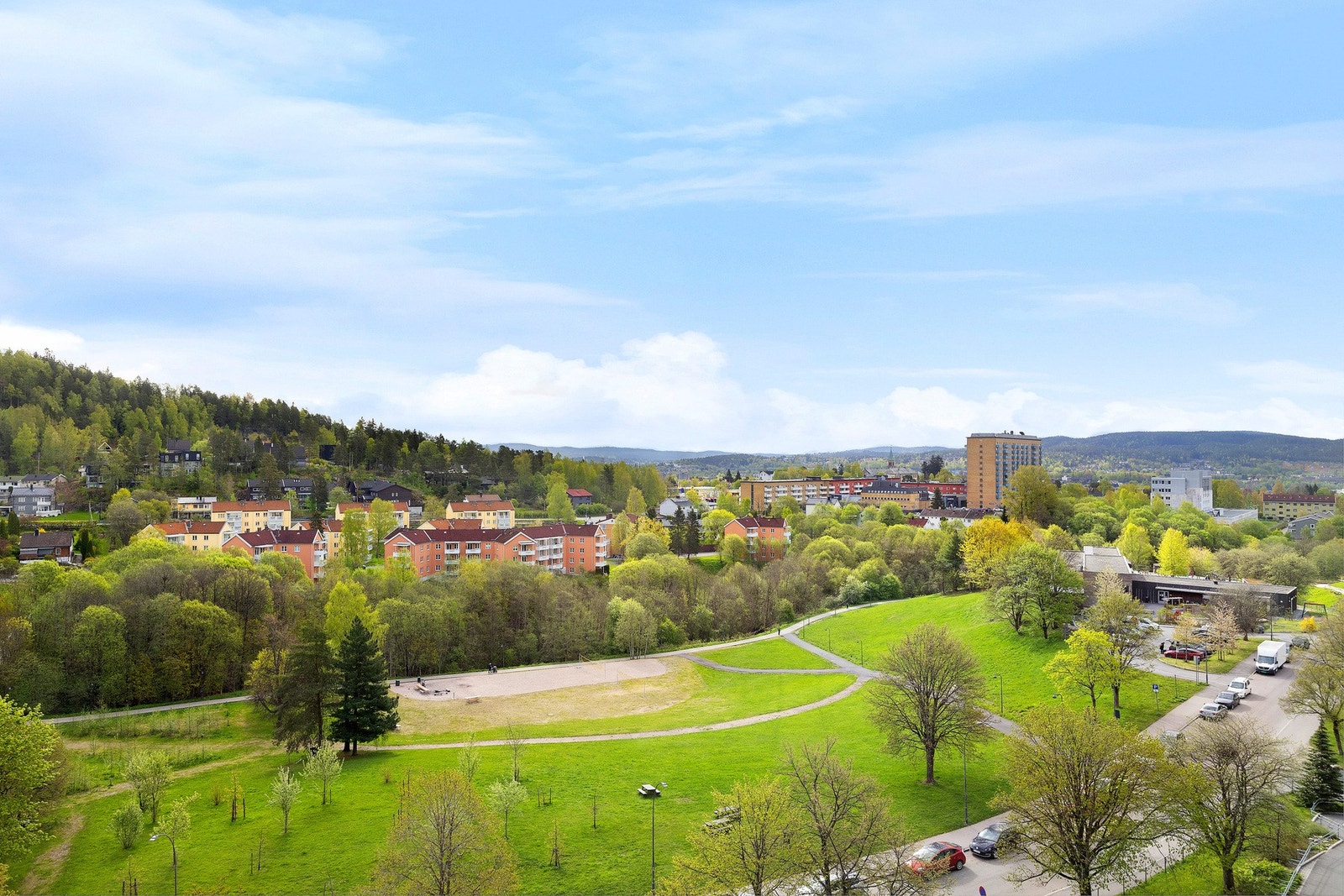 Utsikt fra balkongen. Galleribilde