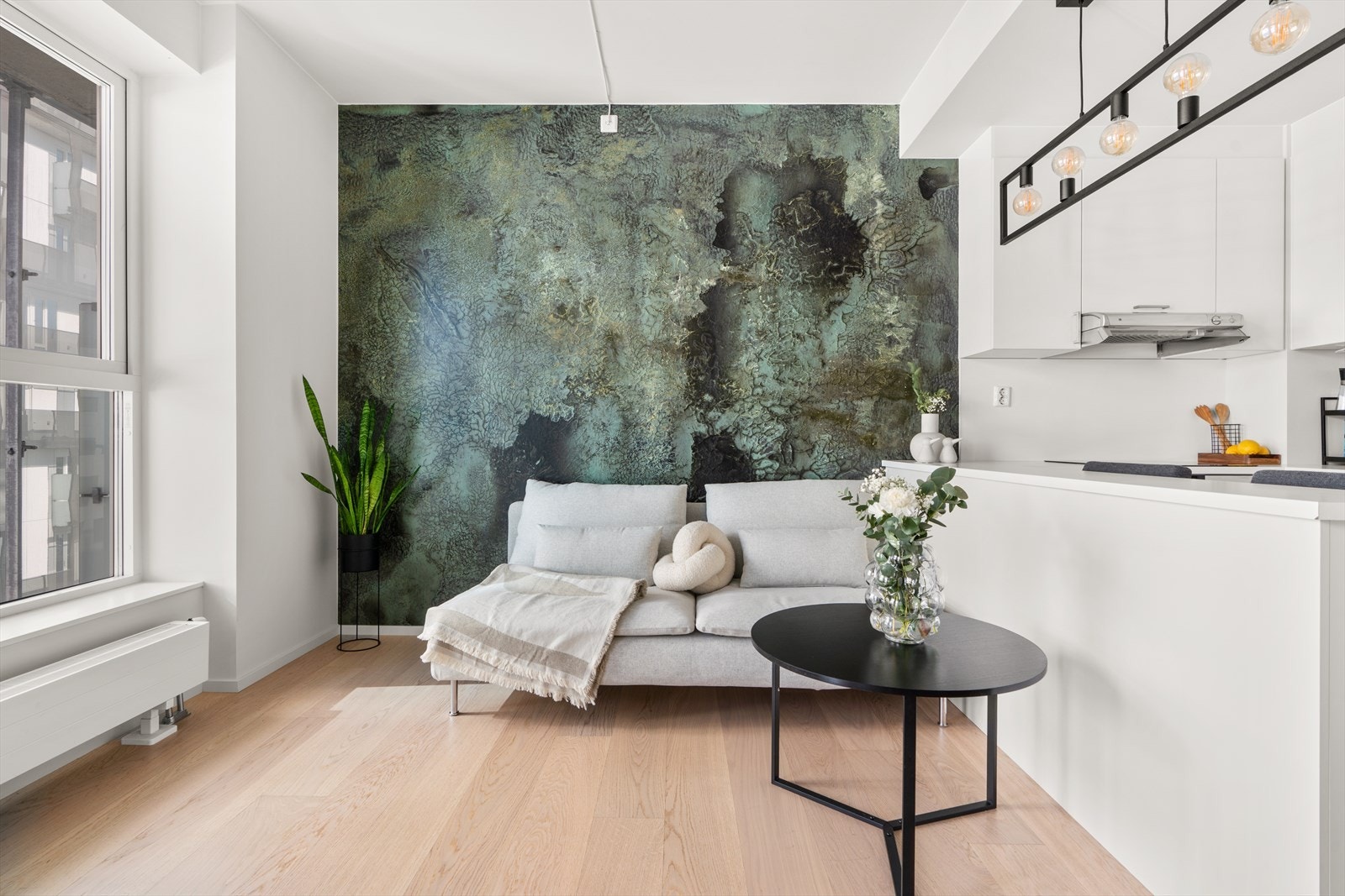 De lyse fargepalettene gir deg muligheten til å bruke fantasien med det interiøret du ønsker. Galleribilde