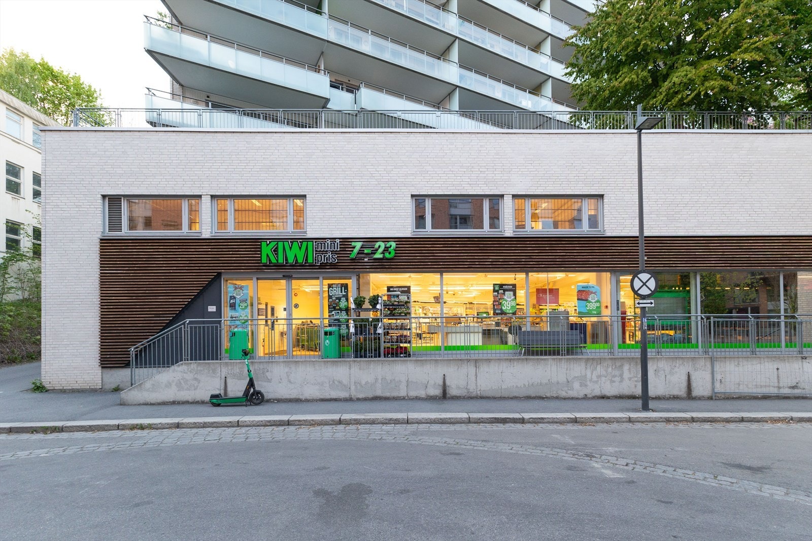 Kiwi ligger i samme bygg. Galleribilde