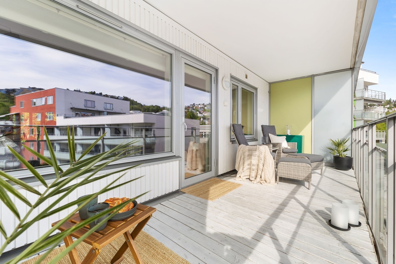 Det er tillatt med elektrisk- og gassgrill på balkongen Galleribilde