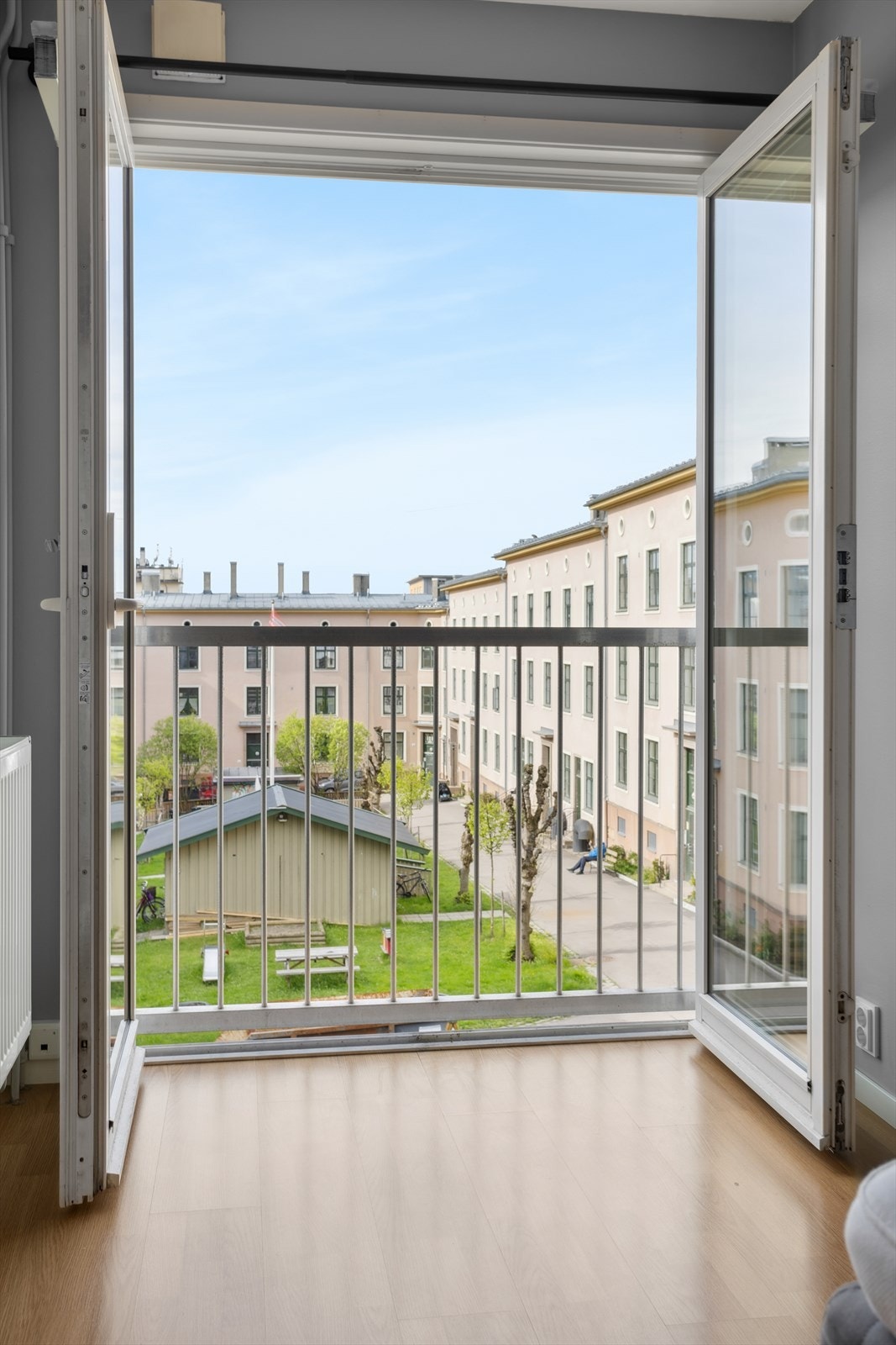 Nydelig utsyn fra soverommet Galleribilde