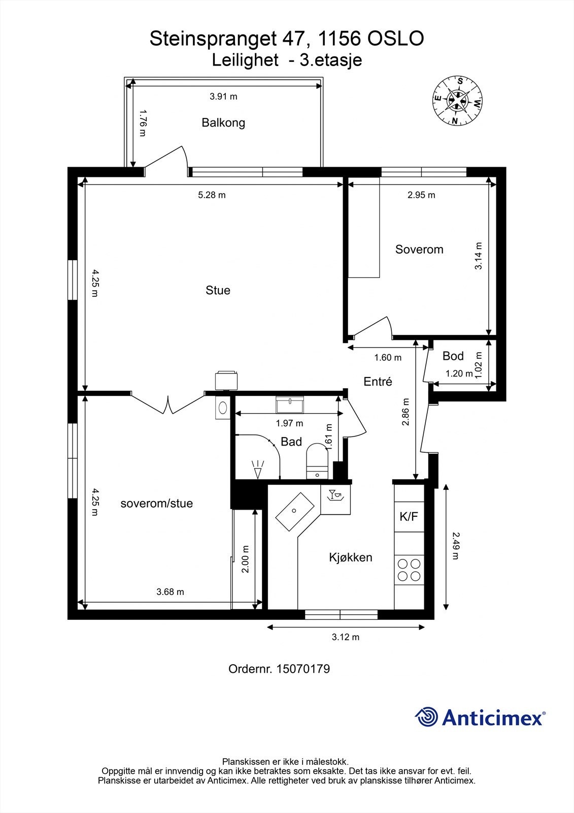 Plantegning Galleribilde