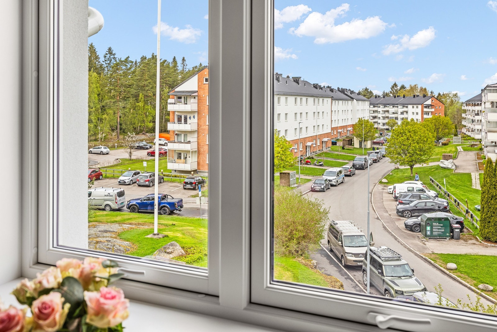 Sjeldent hyggelig utsyn fra leiligheten Galleribilde