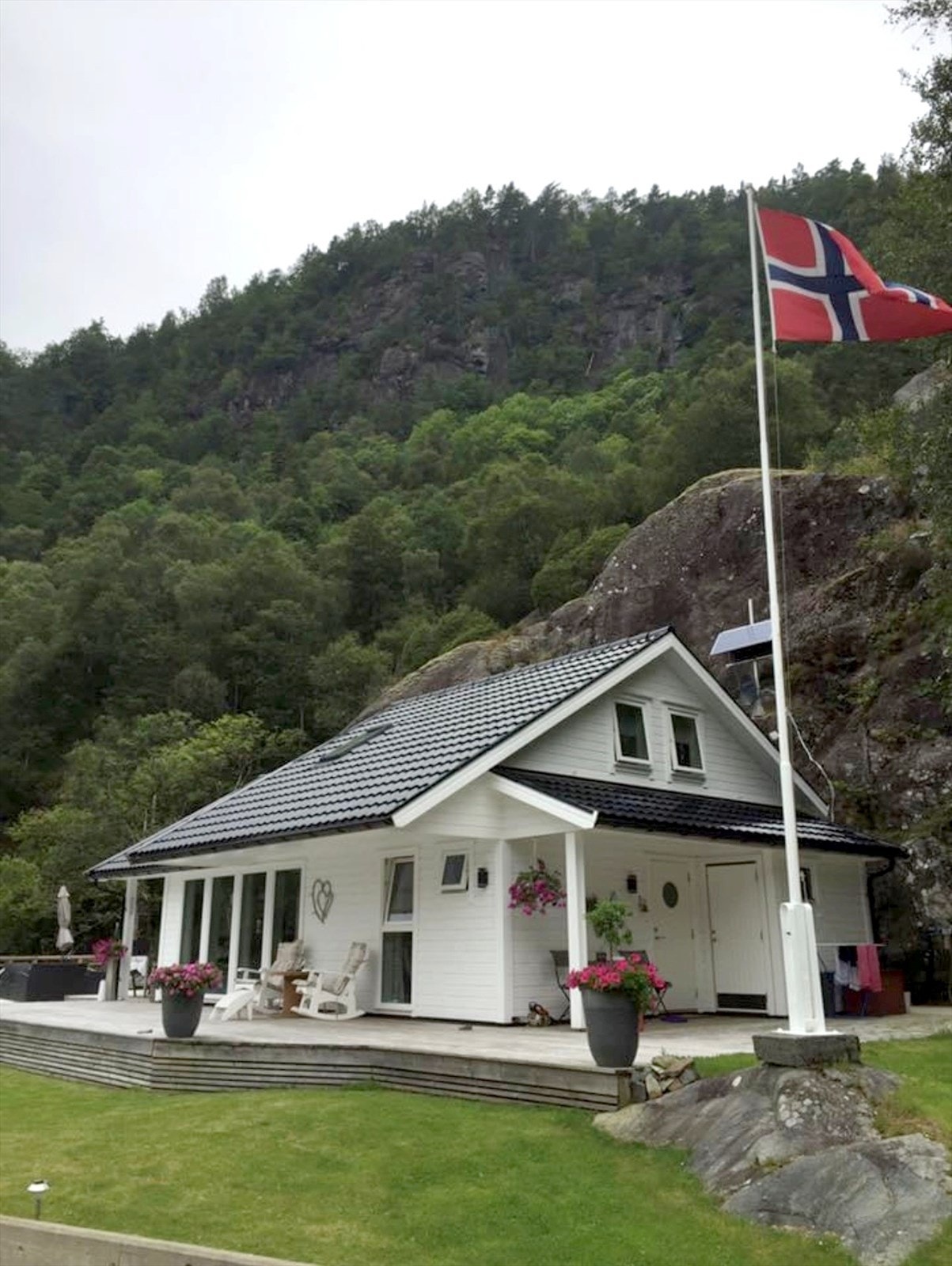 Fasade sommer Galleribilde