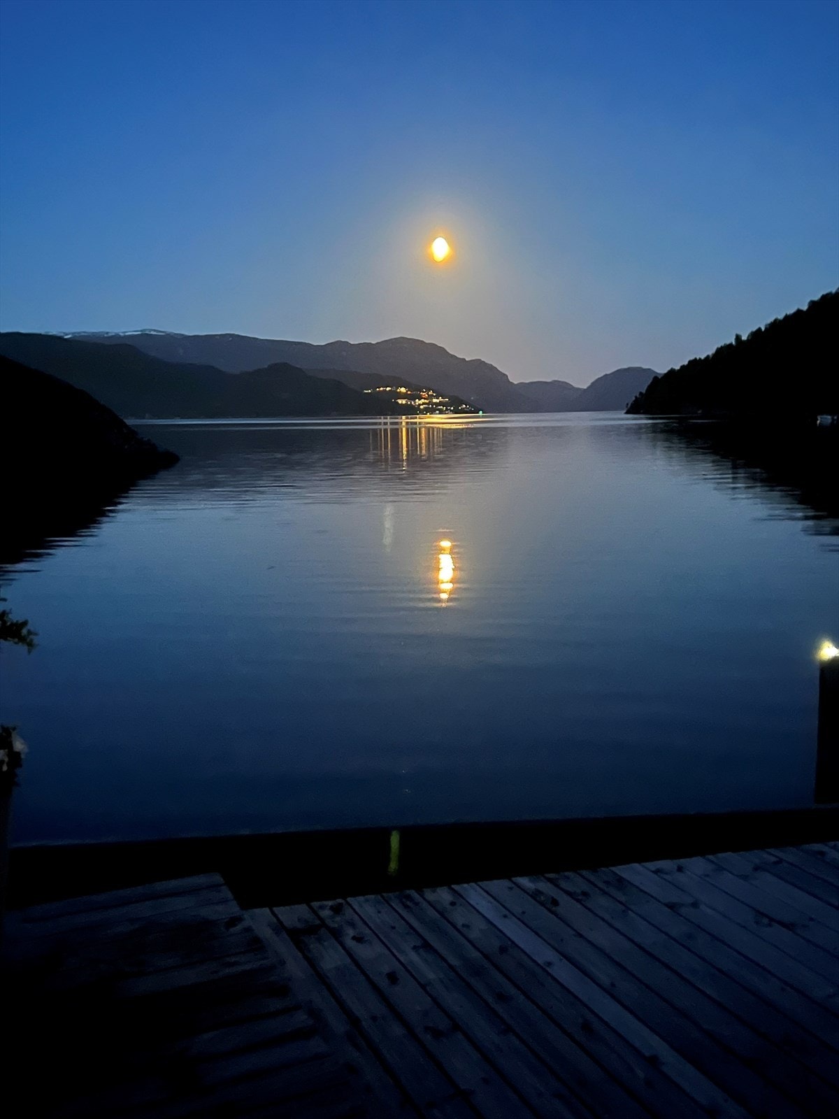 Kveldsbilde - Utsikt mot Sand Galleribilde