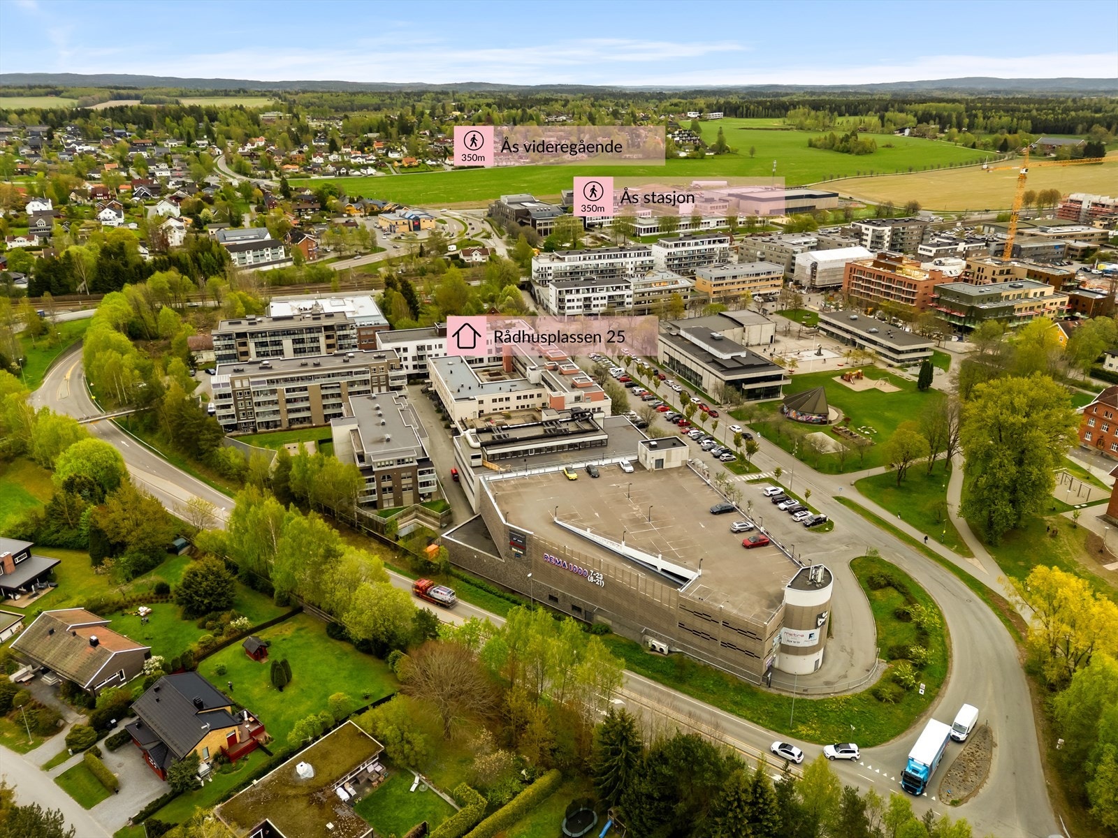 Dronefoto Galleribilde