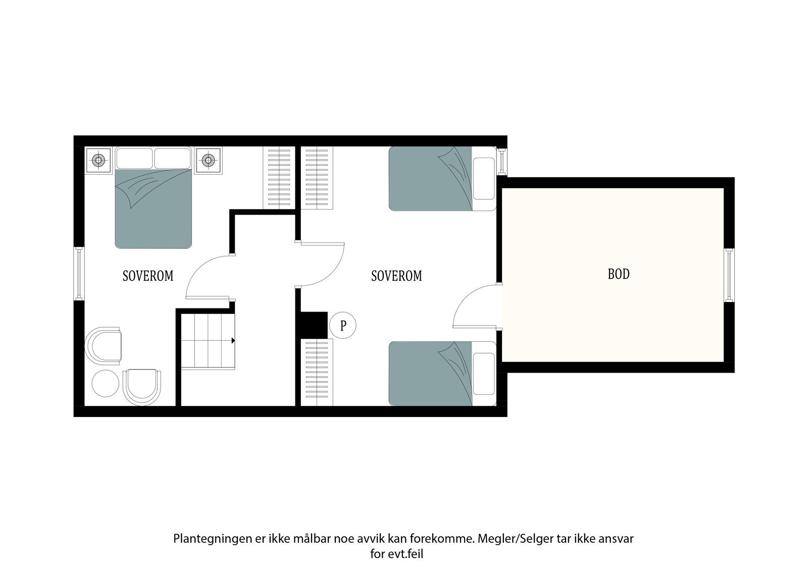 Planskisse 2 etasje Galleribilde