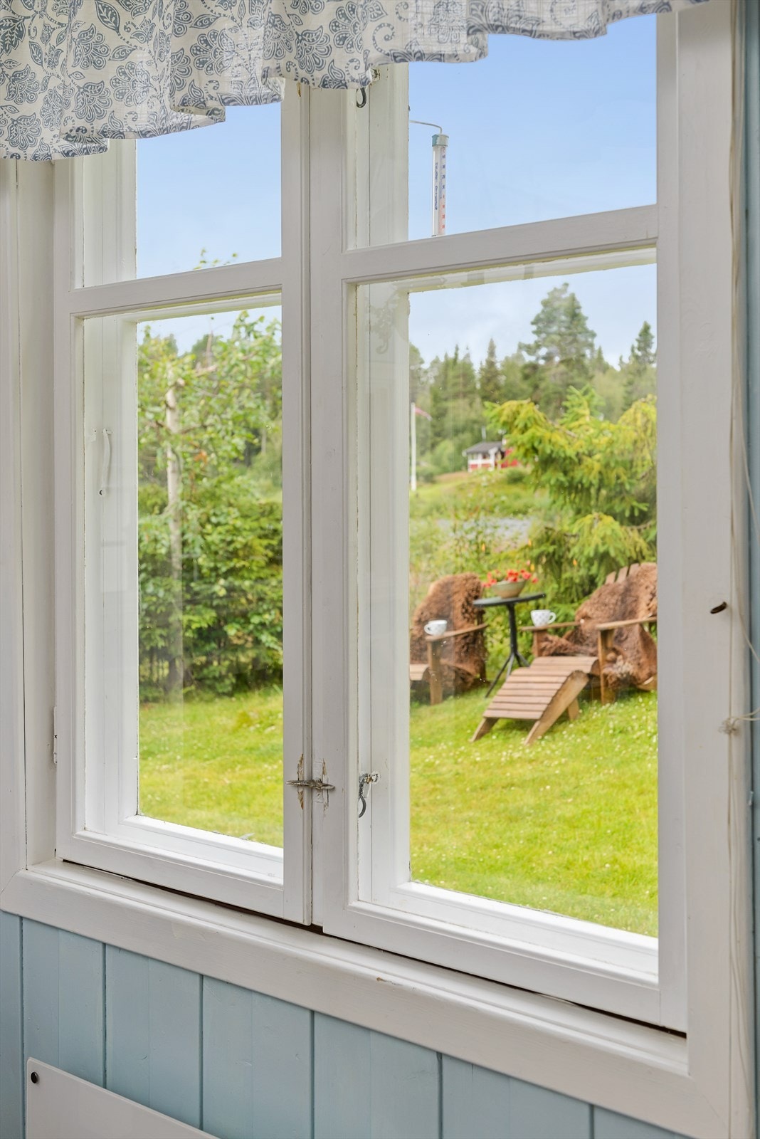 Om ønskelig kan du også nyte kaffen utendørs. Galleribilde