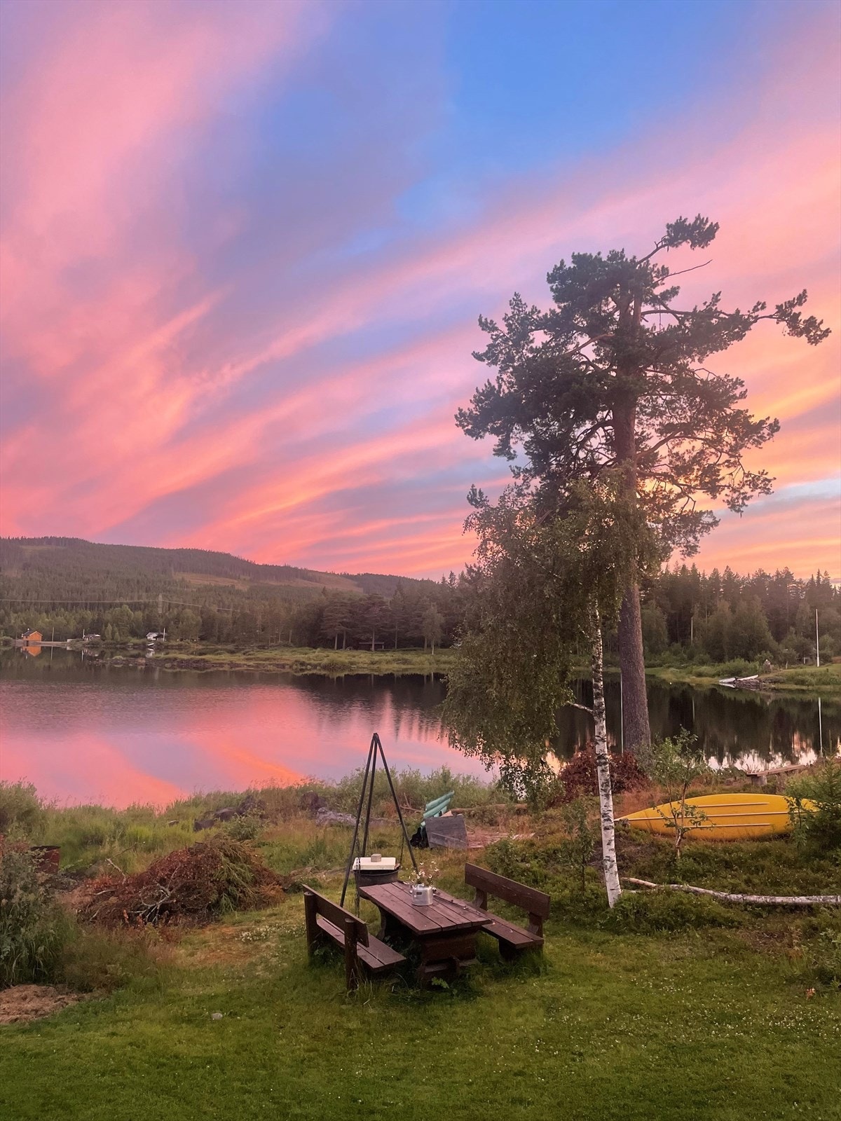 Solnedgang Galleribilde