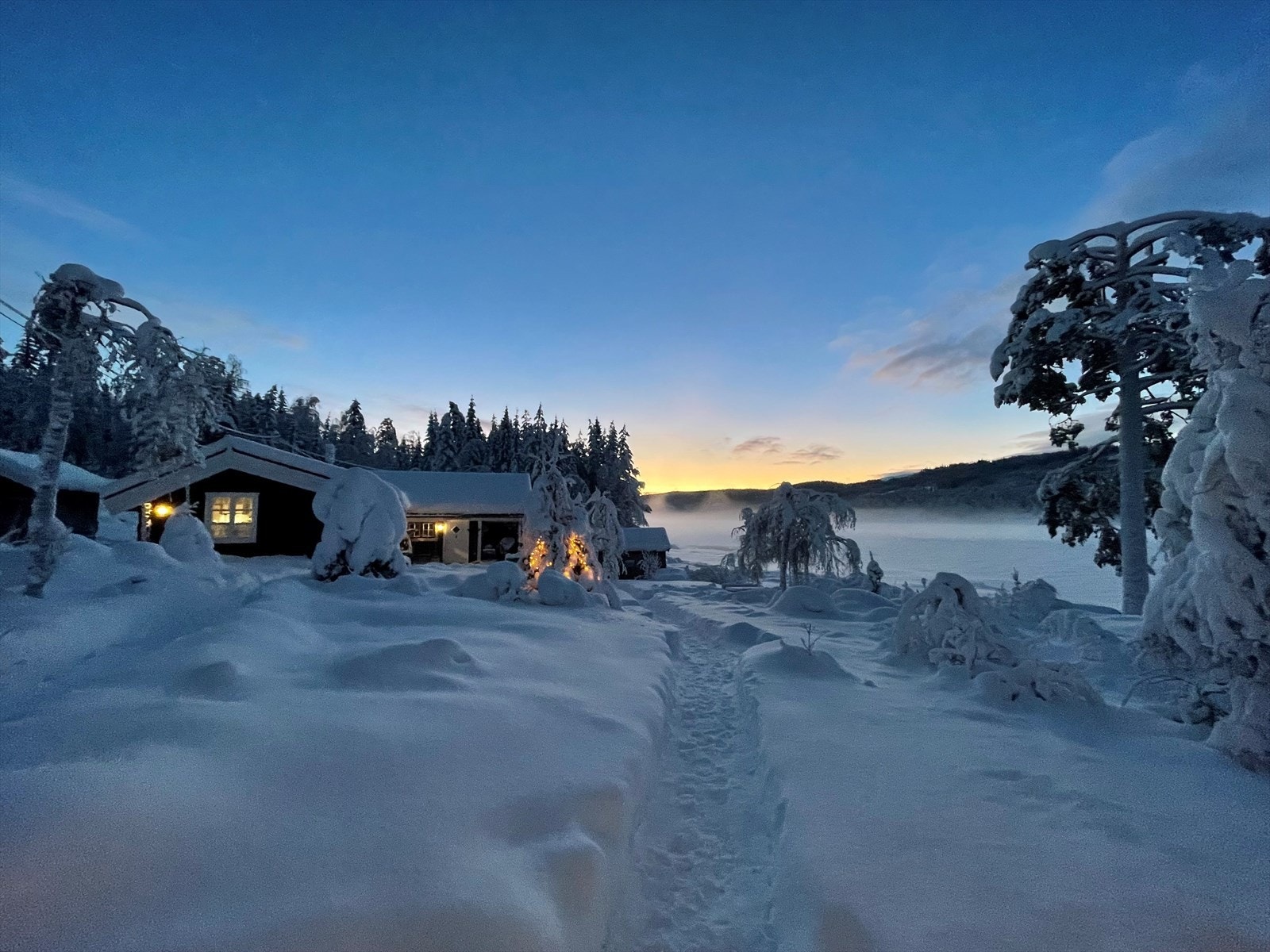 Vinterbilde Mesnasaga Galleribilde