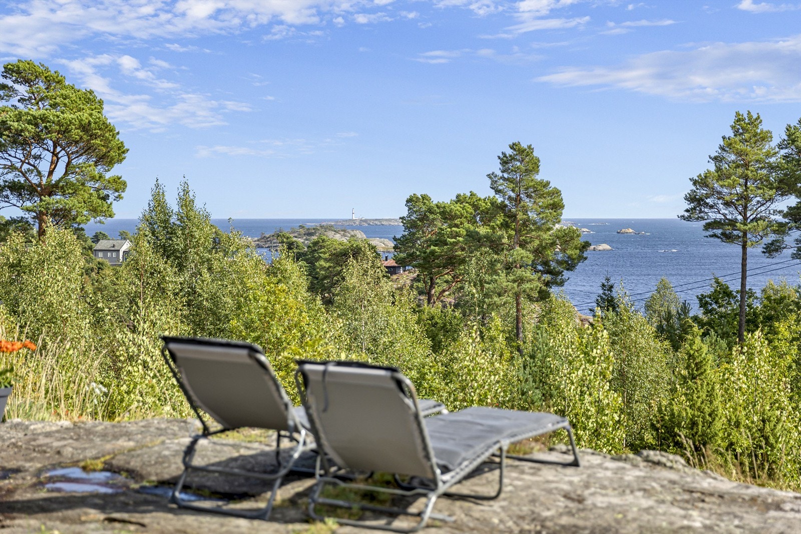 Nydelig utsikt til Torungen og havet Galleribilde