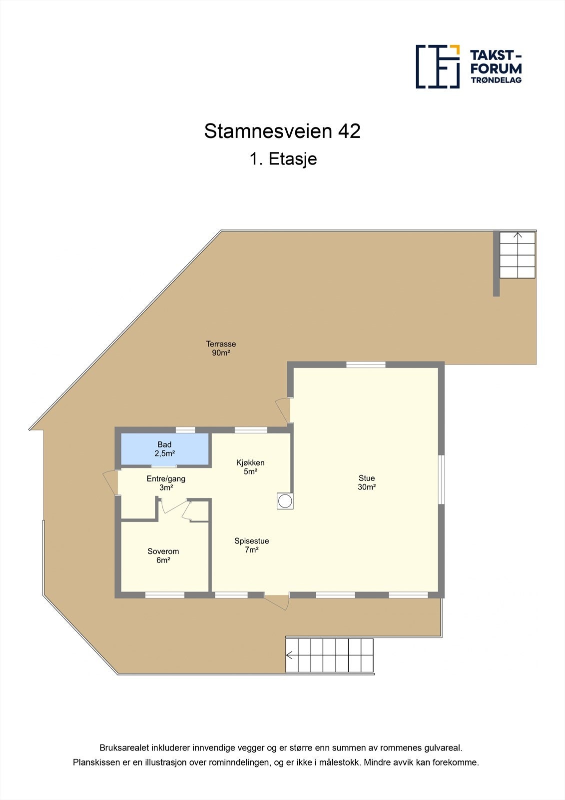 Planskisse 1. Etasje Galleribilde