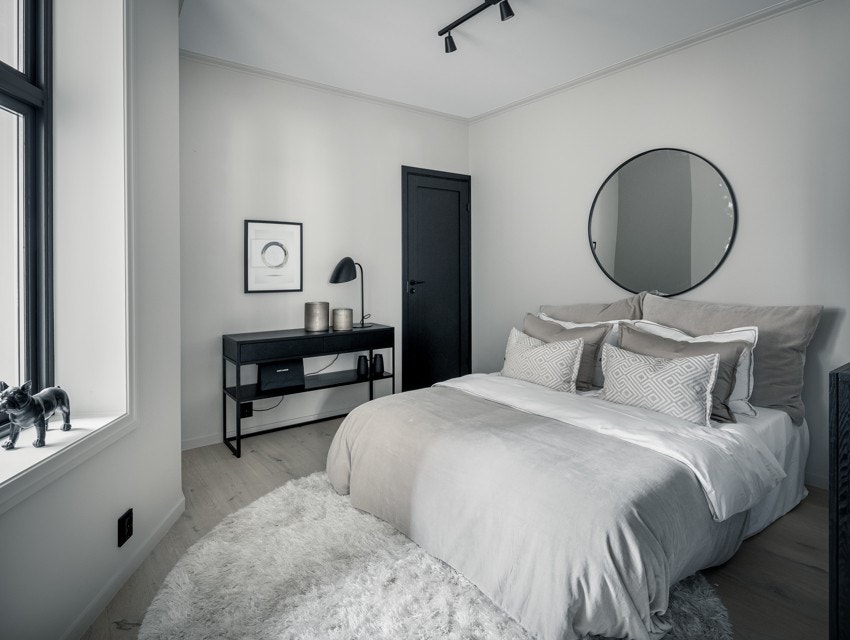 Rommet står i stil med resten av leiligheten. Galleribilde