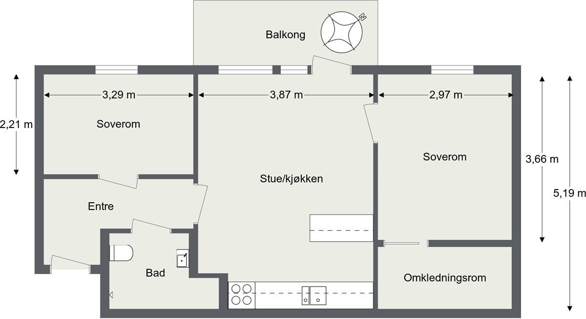 Plantegning Galleribilde
