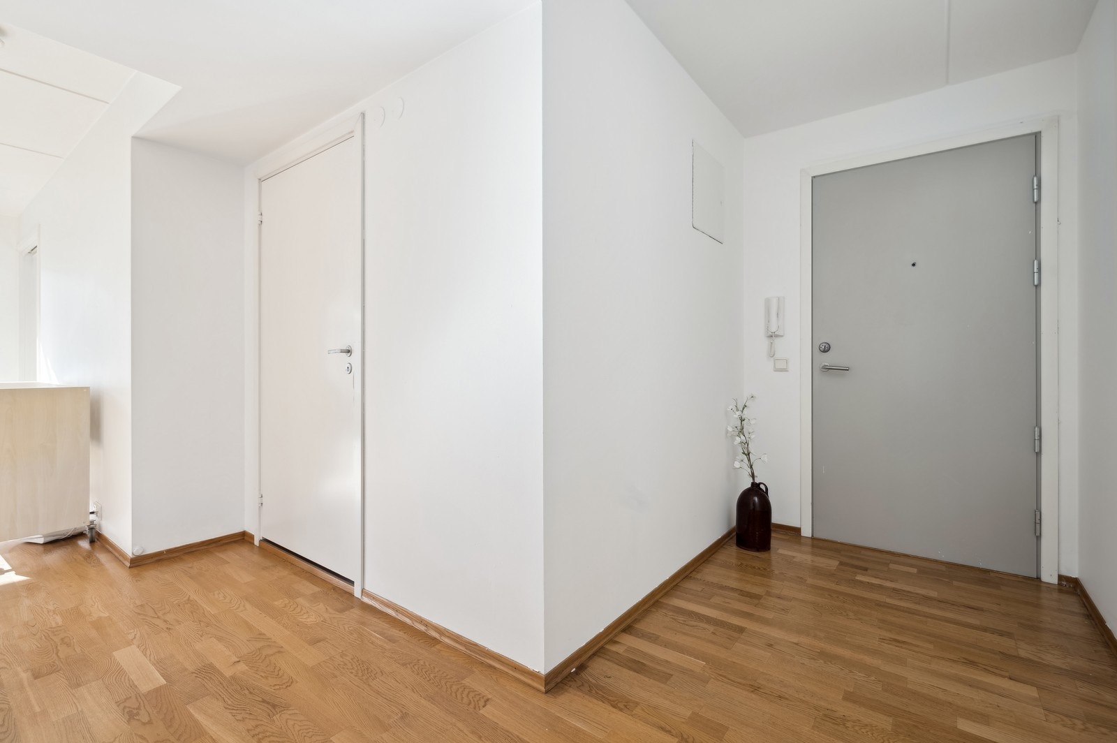 Stor entrè med god plass til garderobeskap. Galleribilde