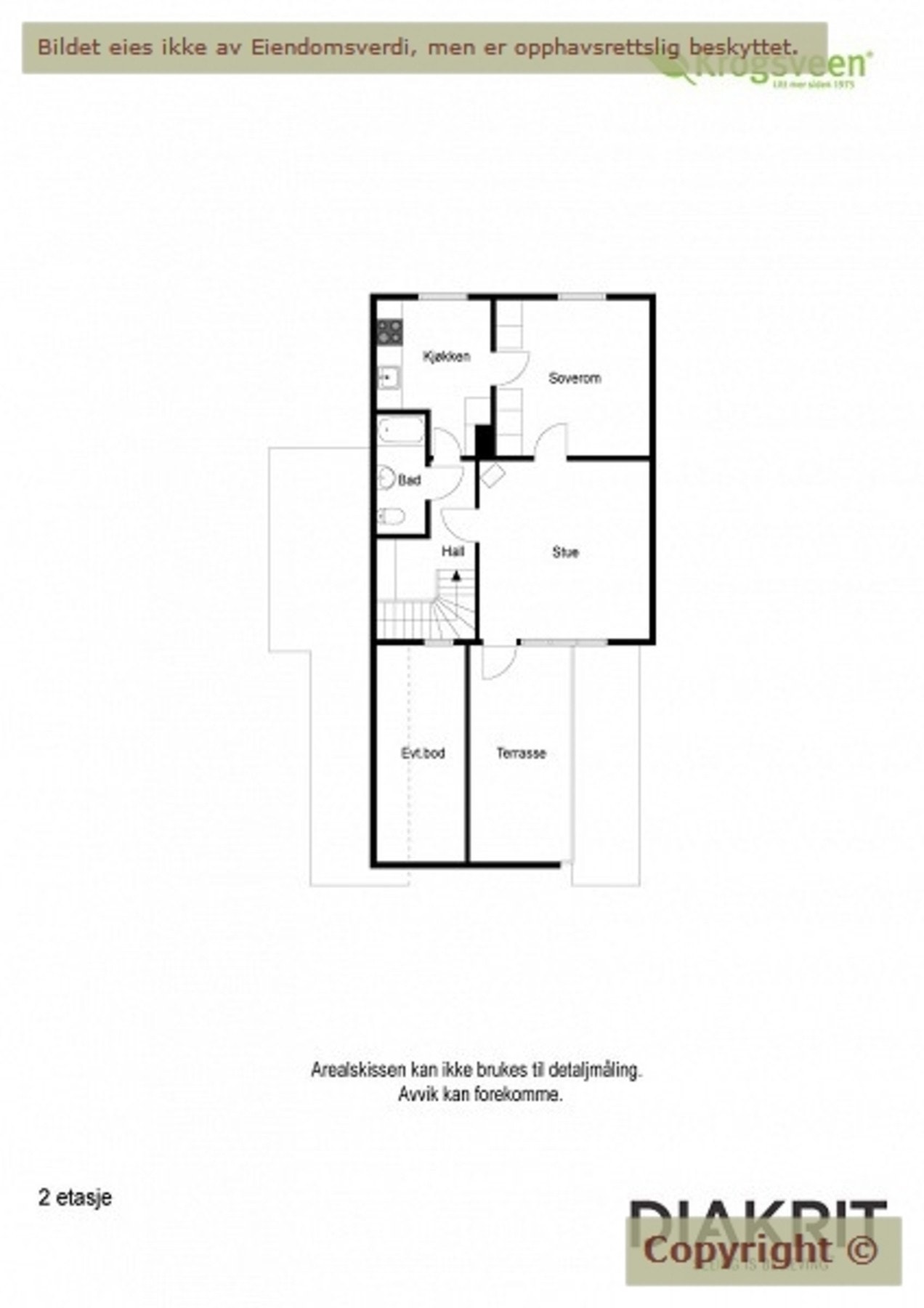 Plantegning 2.etasje Galleribilde