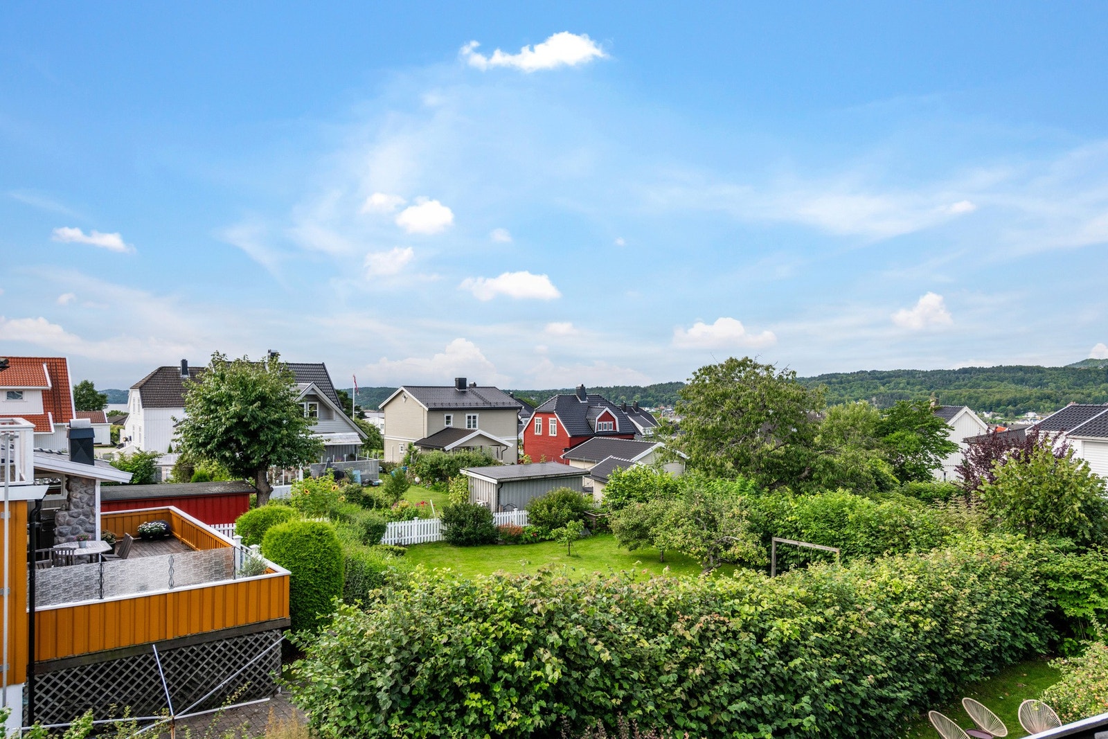 Fra eiendommen er det også hyggelig utsikt. Galleribilde