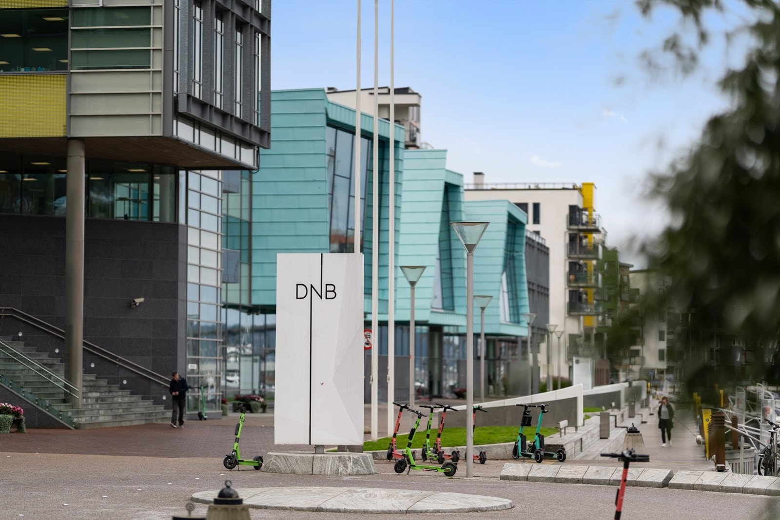 Det er gangavstand til mange arbeidsplasser i Solheimsviken. Galleribilde