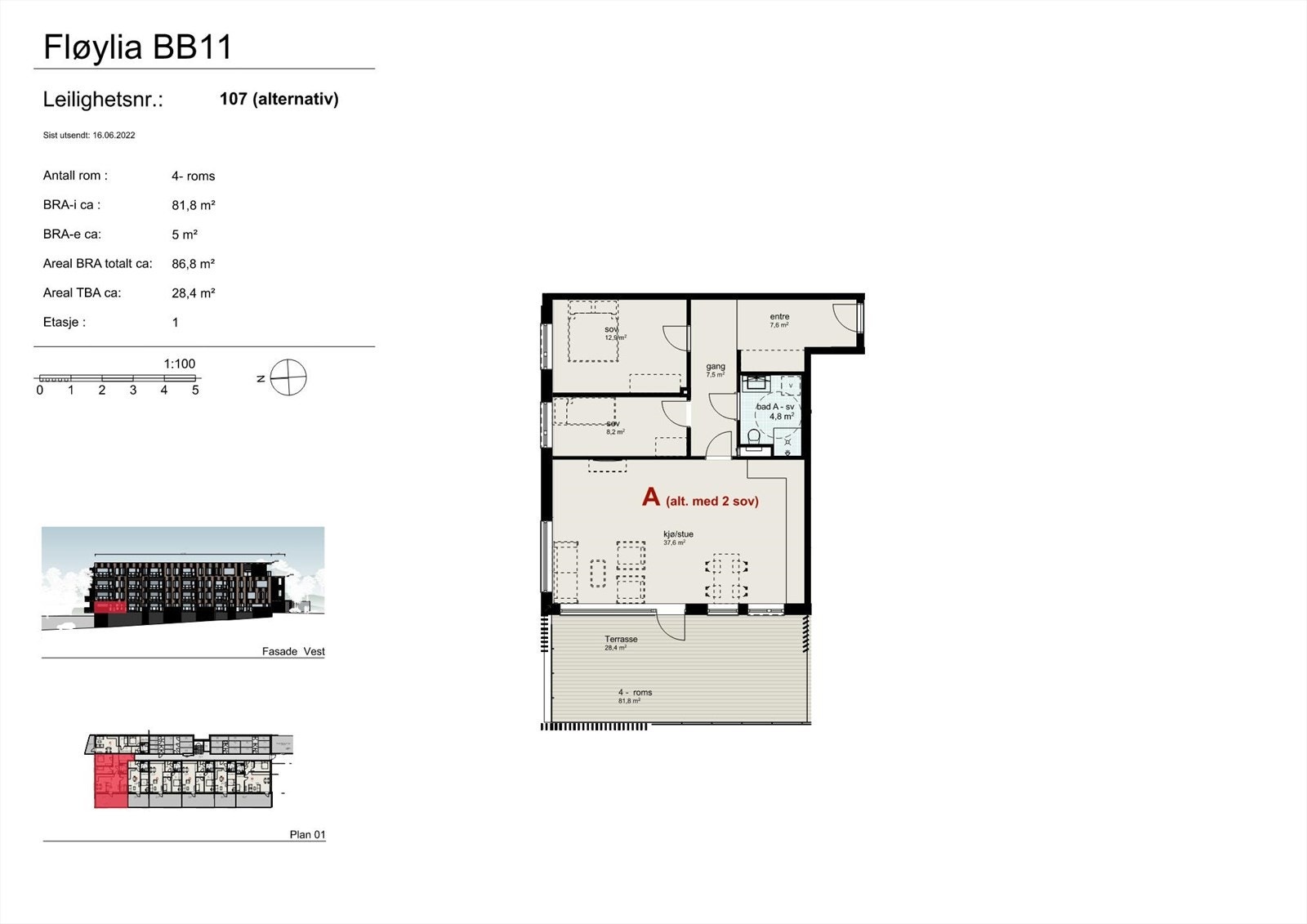 Plantegning Galleribilde