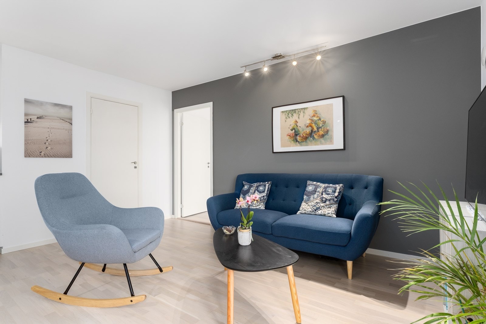 Leiligheten har en effektiv planløsning. Galleribilde