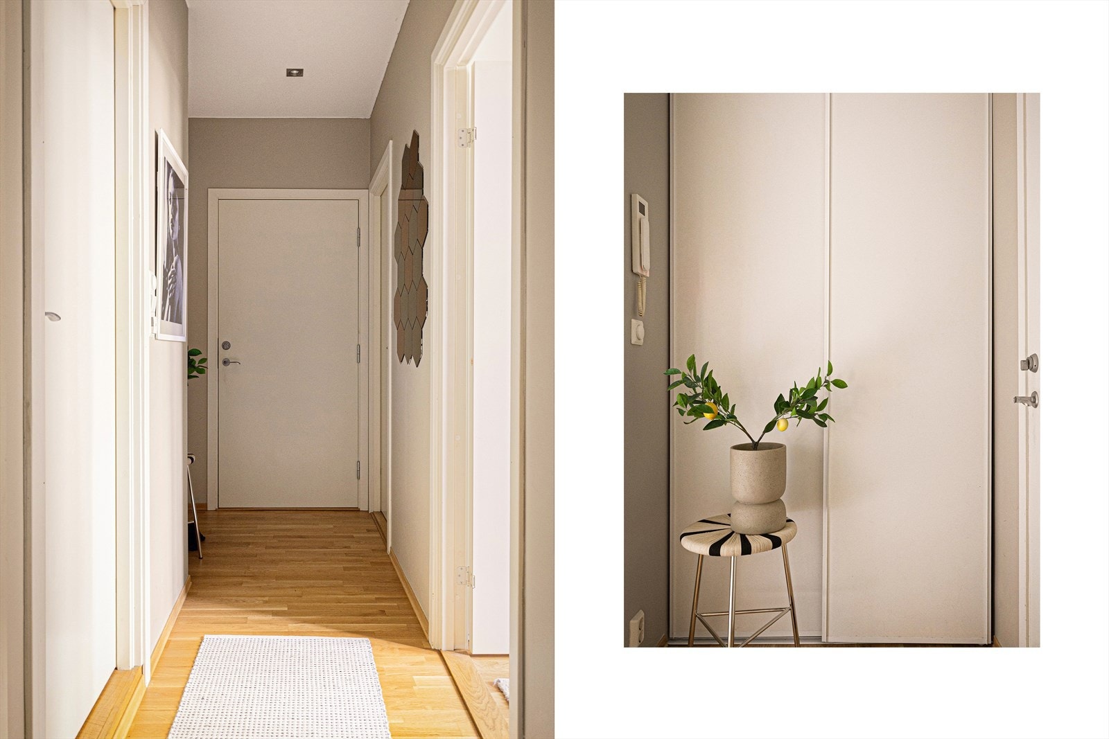 Velkommen til en hyggelig visning! I tillegg til egen innvendig gang, deles 5 kvm utvendig gang med naboen. Galleribilde