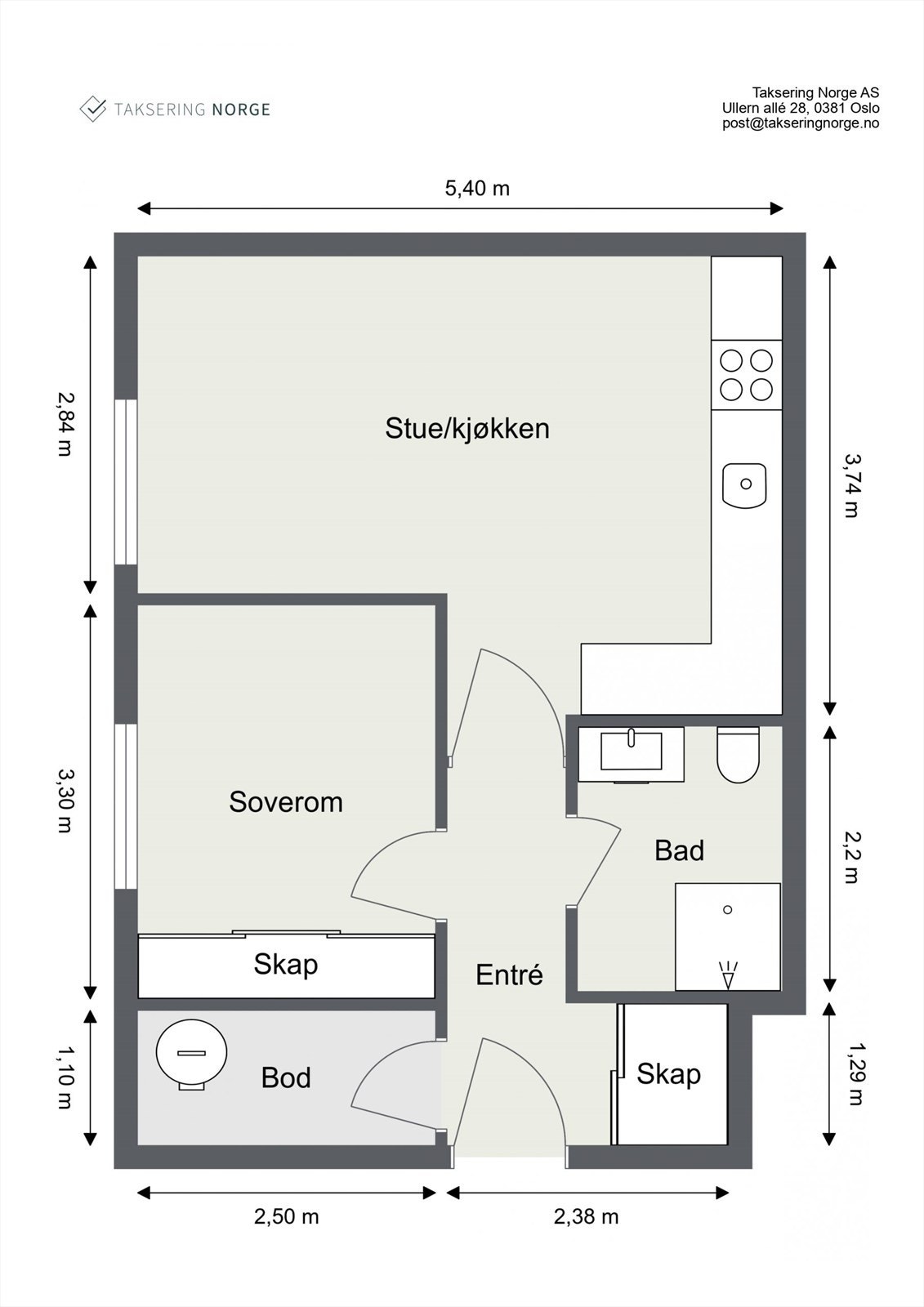 Plantegning. Galleribilde