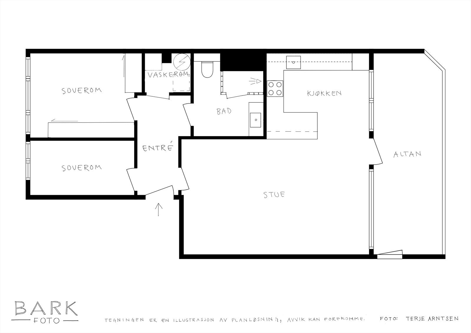 Plantegning. Galleribilde