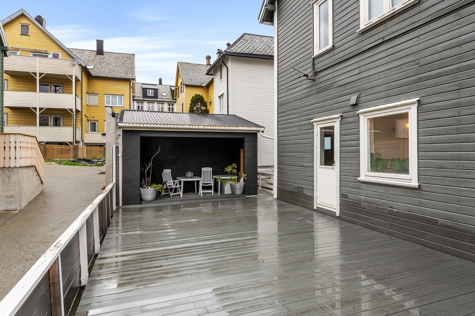 Fellesterrasse for beboere. Galleribilde