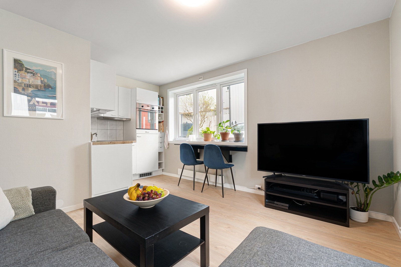 Det ble lagt nytt gulv i 2023. Galleribilde