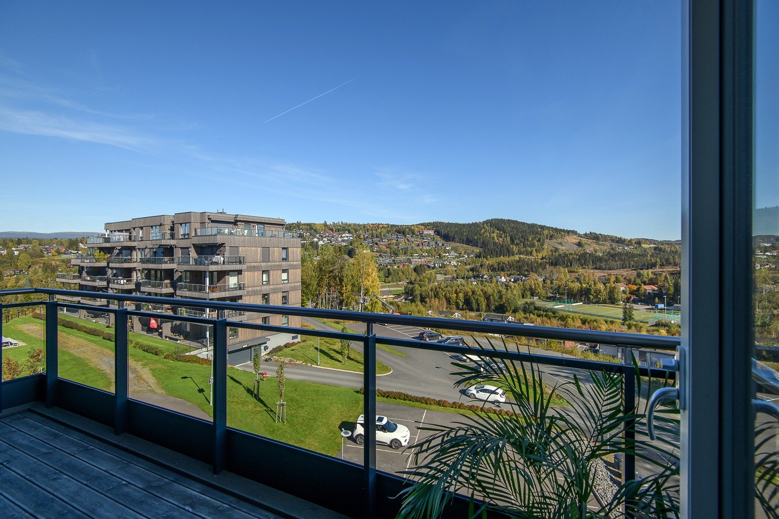 Østvendt balkong der morgensolen kan nytes. Galleribilde