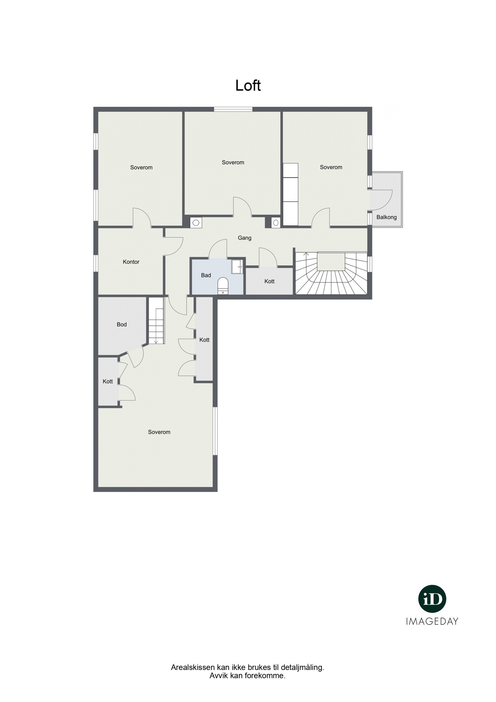 Planskisse 2. etasje Galleribilde
