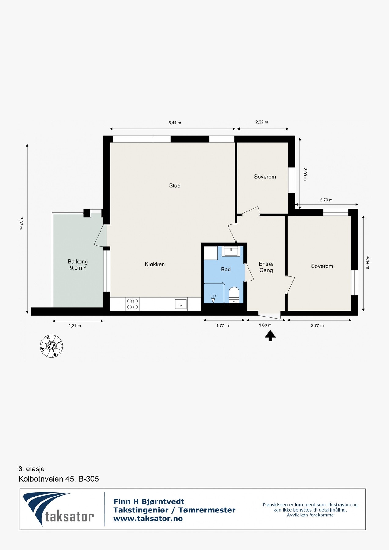 Plantegning Galleribilde