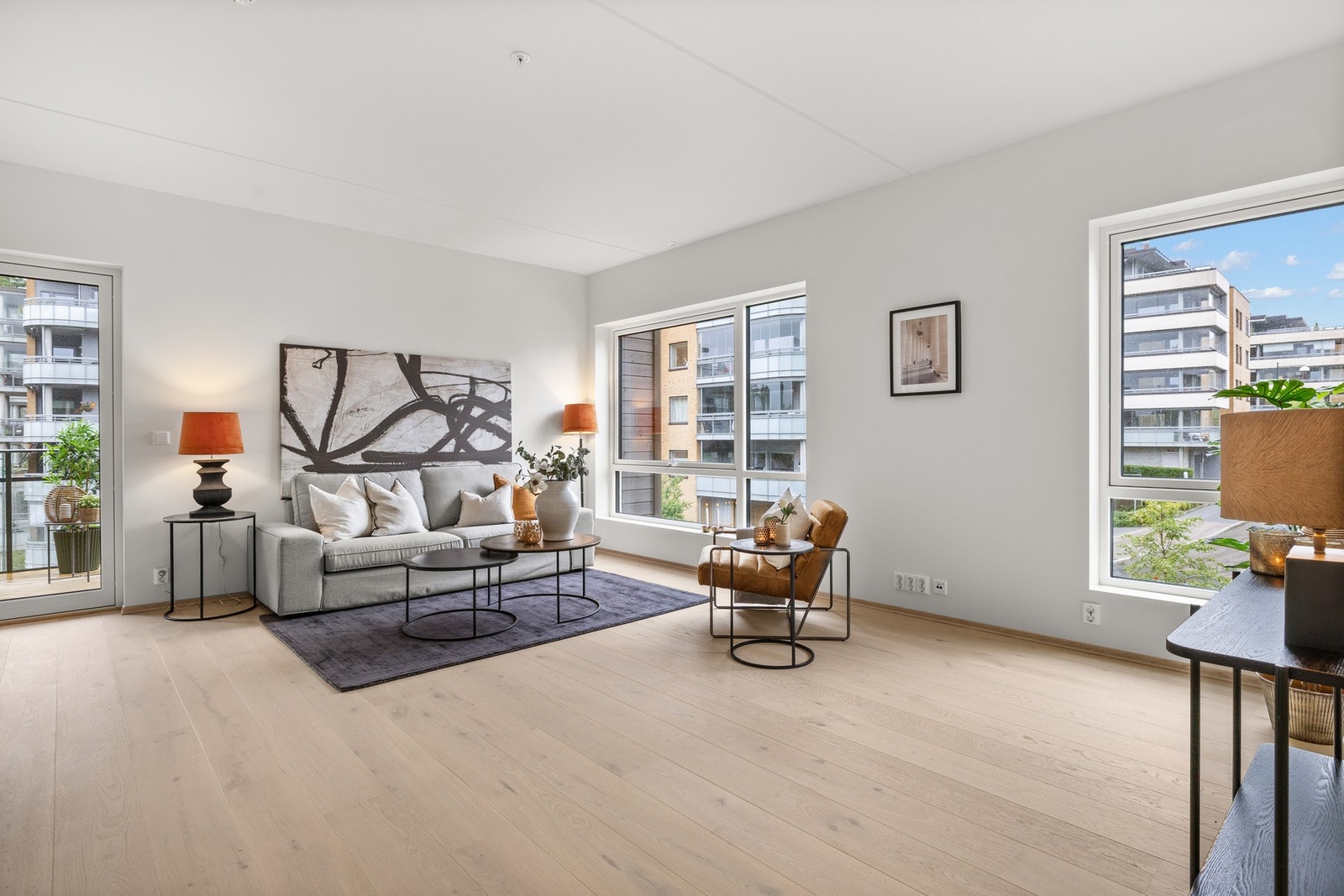 Lys og luftig stue Galleribilde