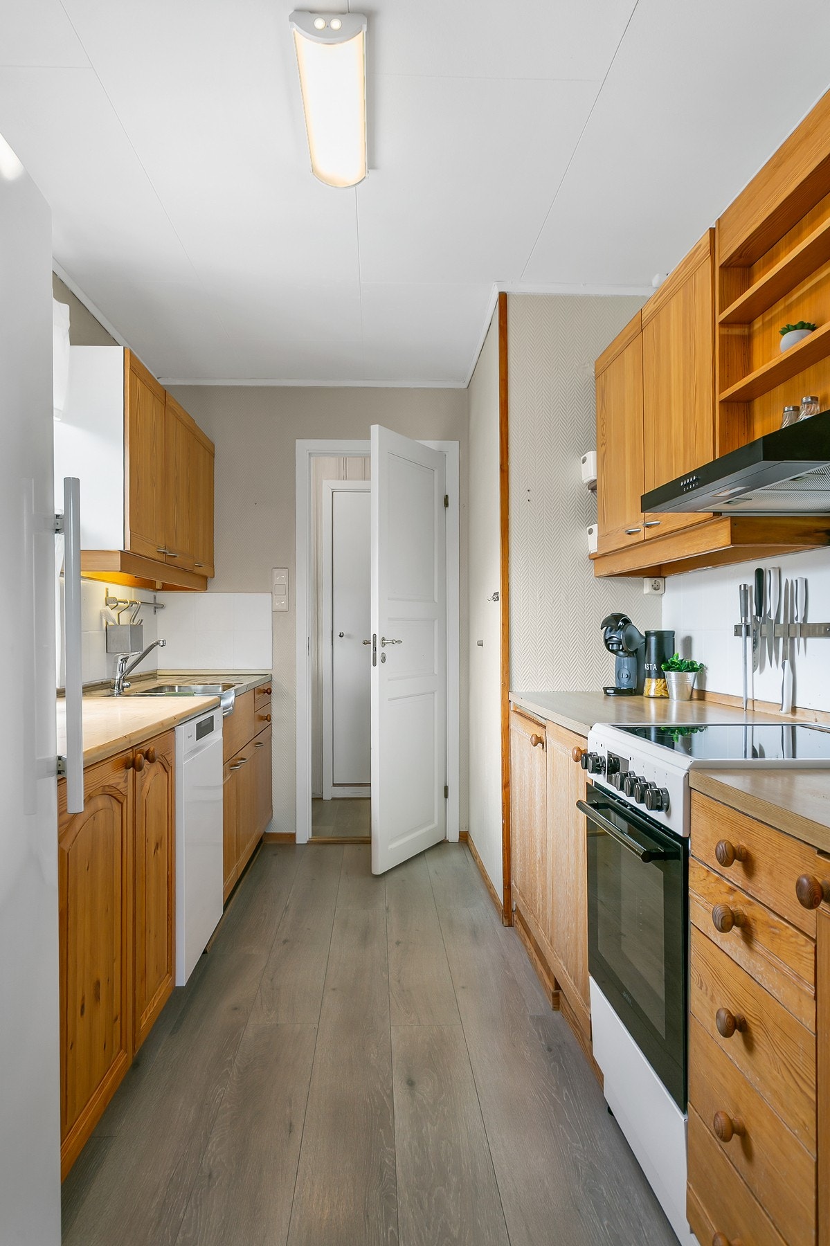 Kjøkken er på 8,5m². Galleribilde