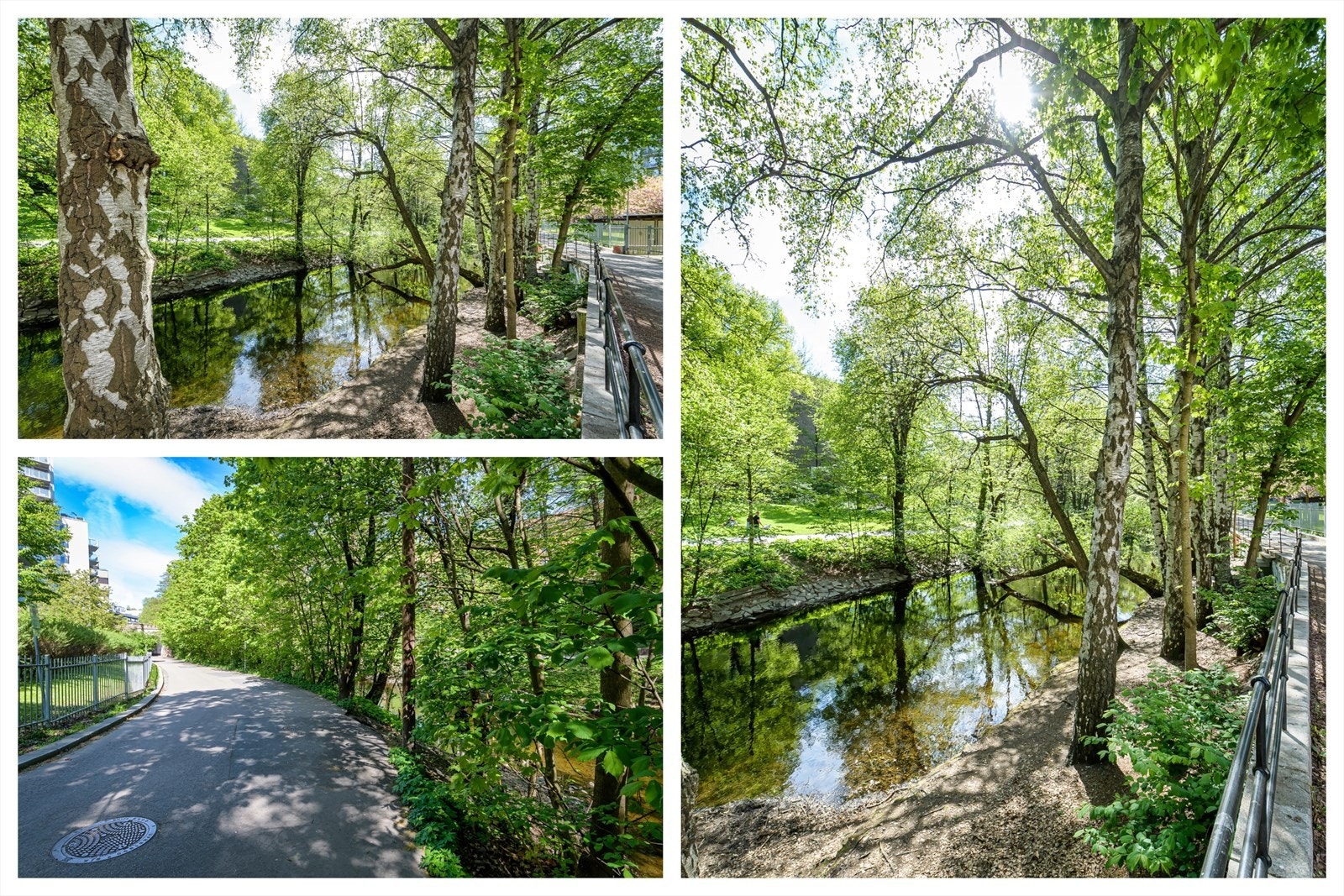 Fantastisk nærområde med Akerselva utenfor dørstokken Galleribilde