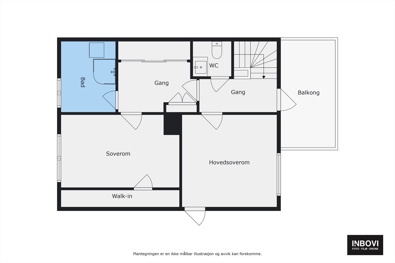 Planskisse 2. etasje Galleribilde