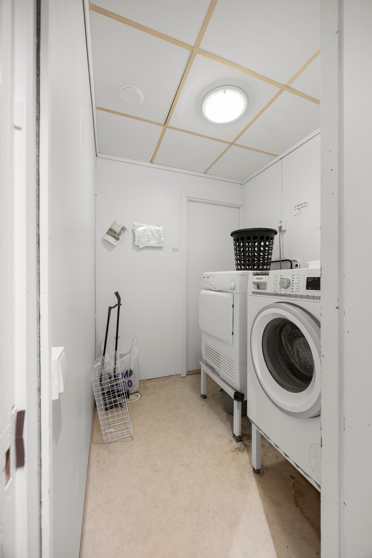 Felles vaskerom i samme etasje. Galleribilde