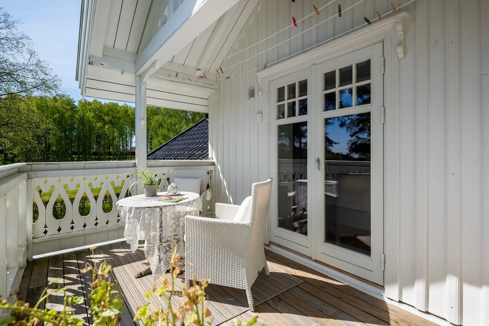 Balkong med utgang fra soverom Galleribilde