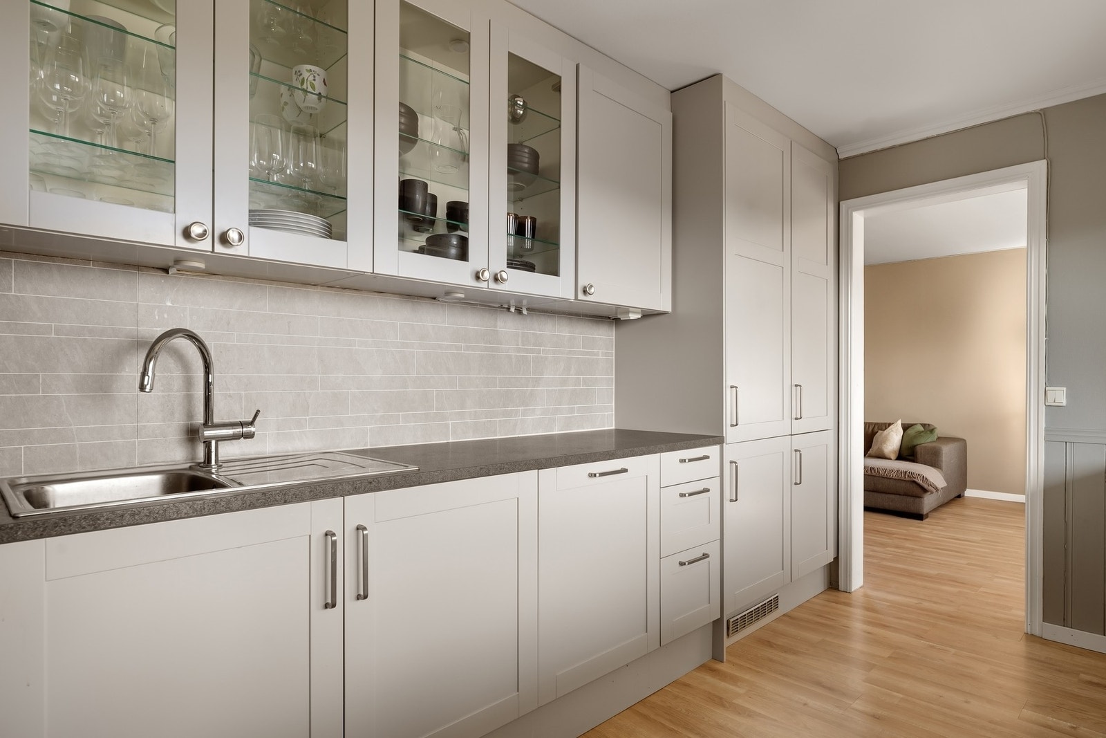 Det er integrerte hvitevarer. Galleribilde