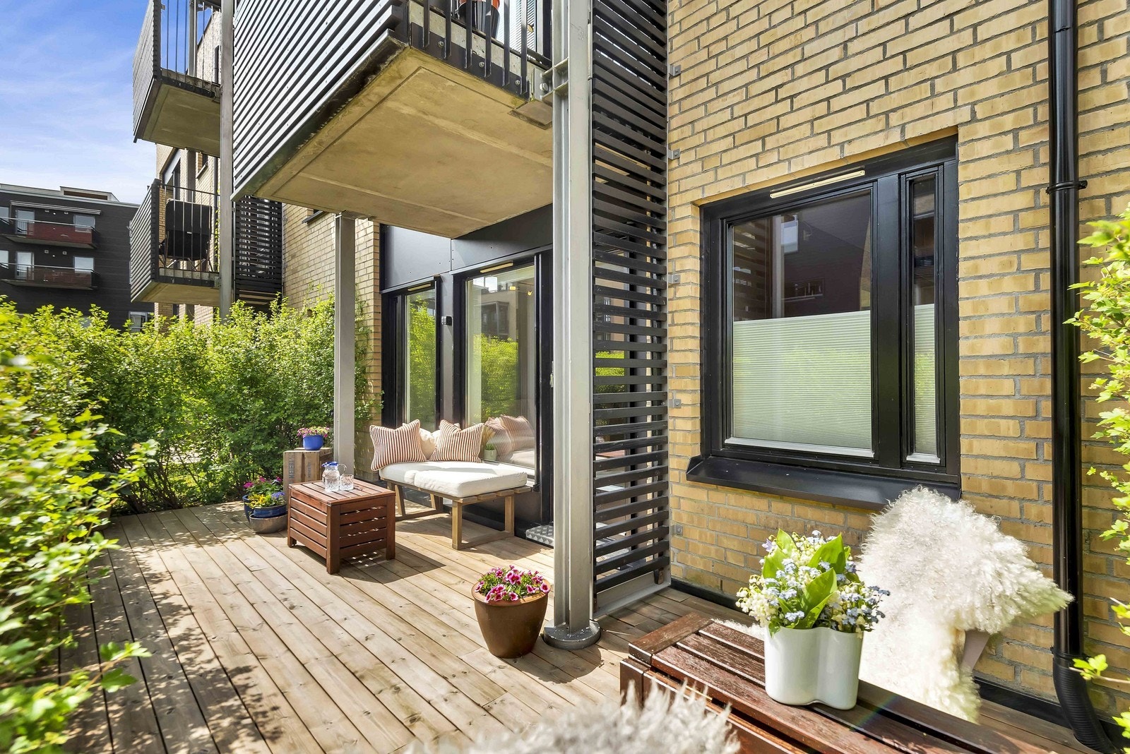 Terrassen har goså gode solforhold Galleribilde
