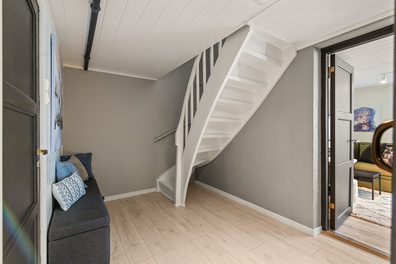 Koselig og lys gang Galleribilde