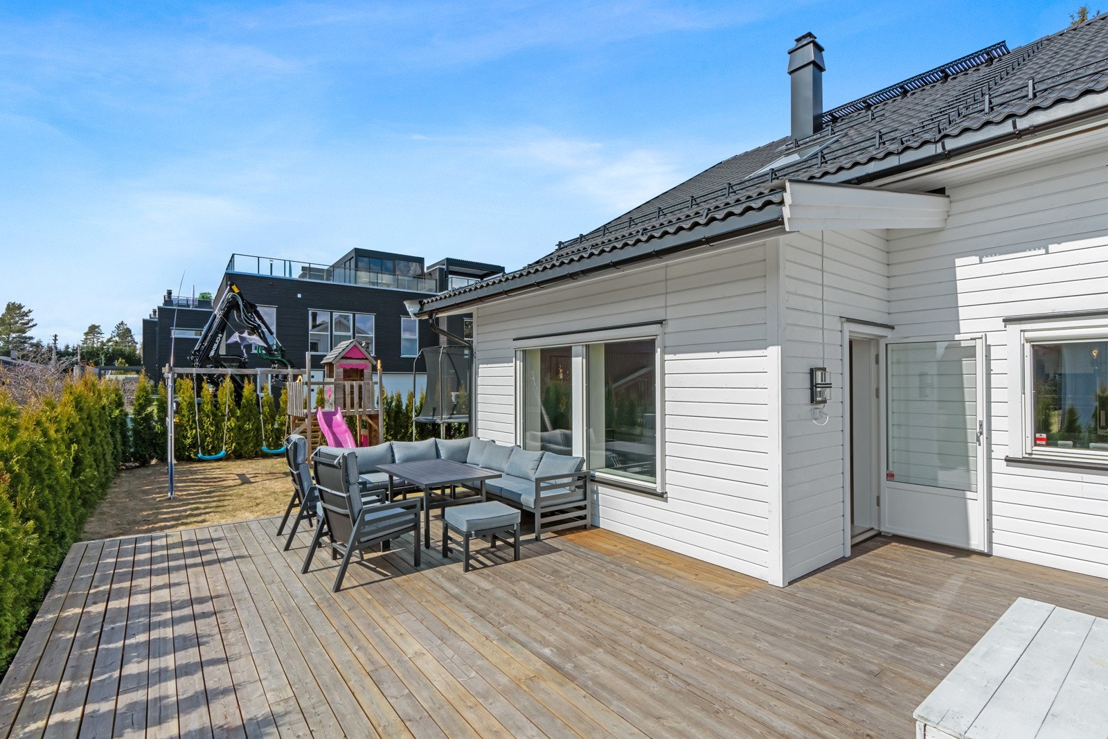 Her kan du nyte solrike dager. Galleribilde