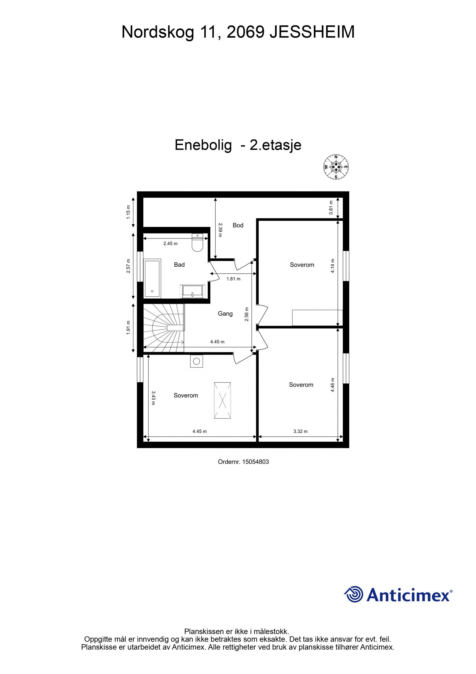 Plantegning - 2.etasje. Galleribilde