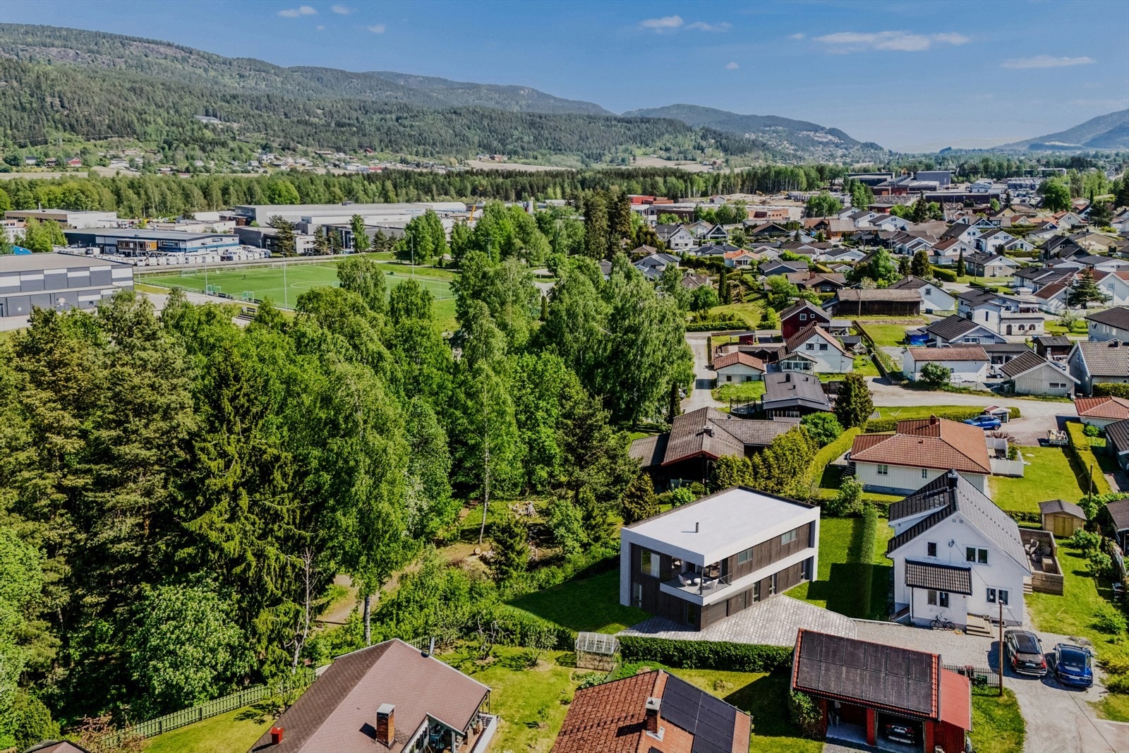 Flott tomt med ferdig mulighetsstudie. Galleribilde