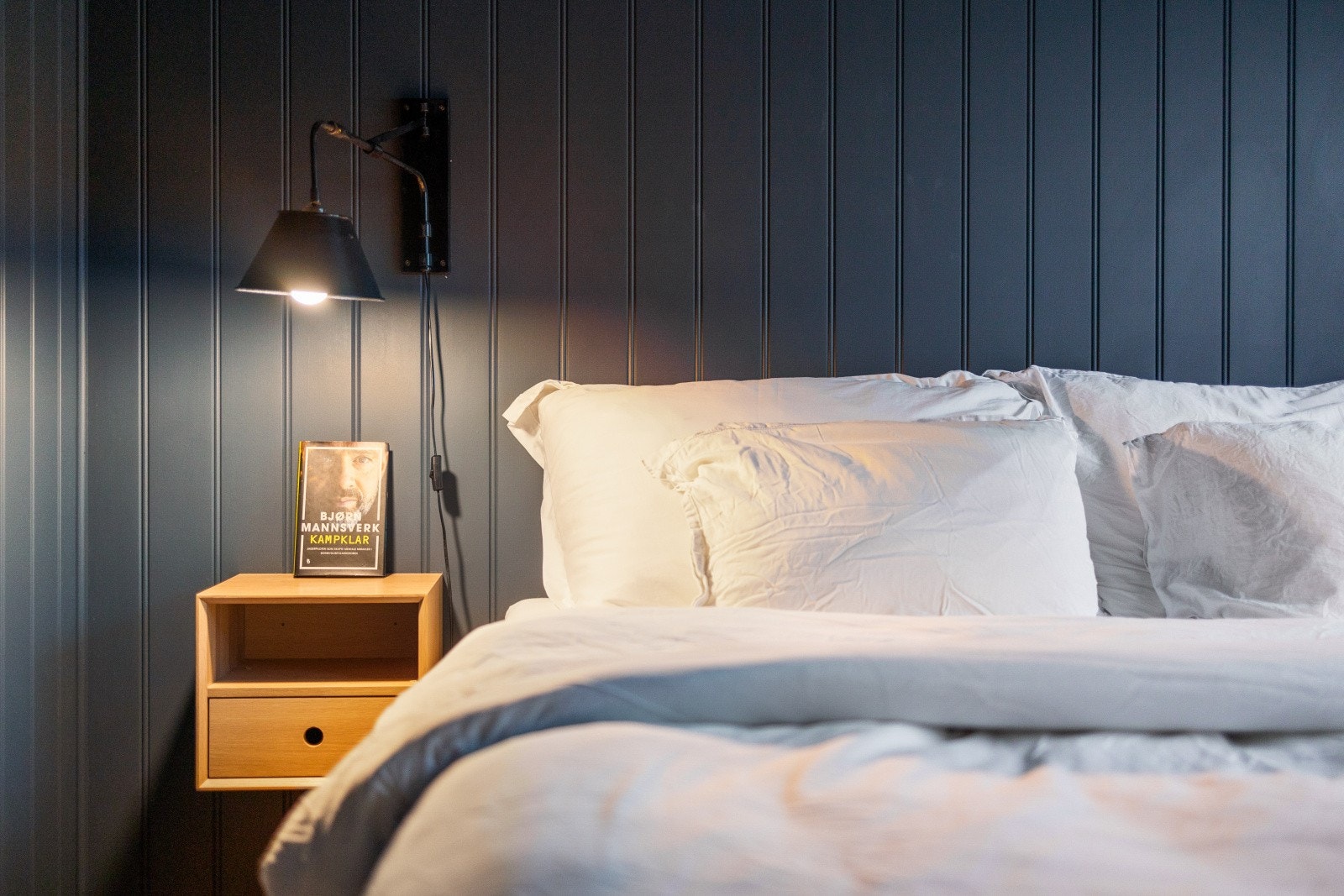 Malt i en delikat farge som gjør rommet lunt og behagelig Galleribilde