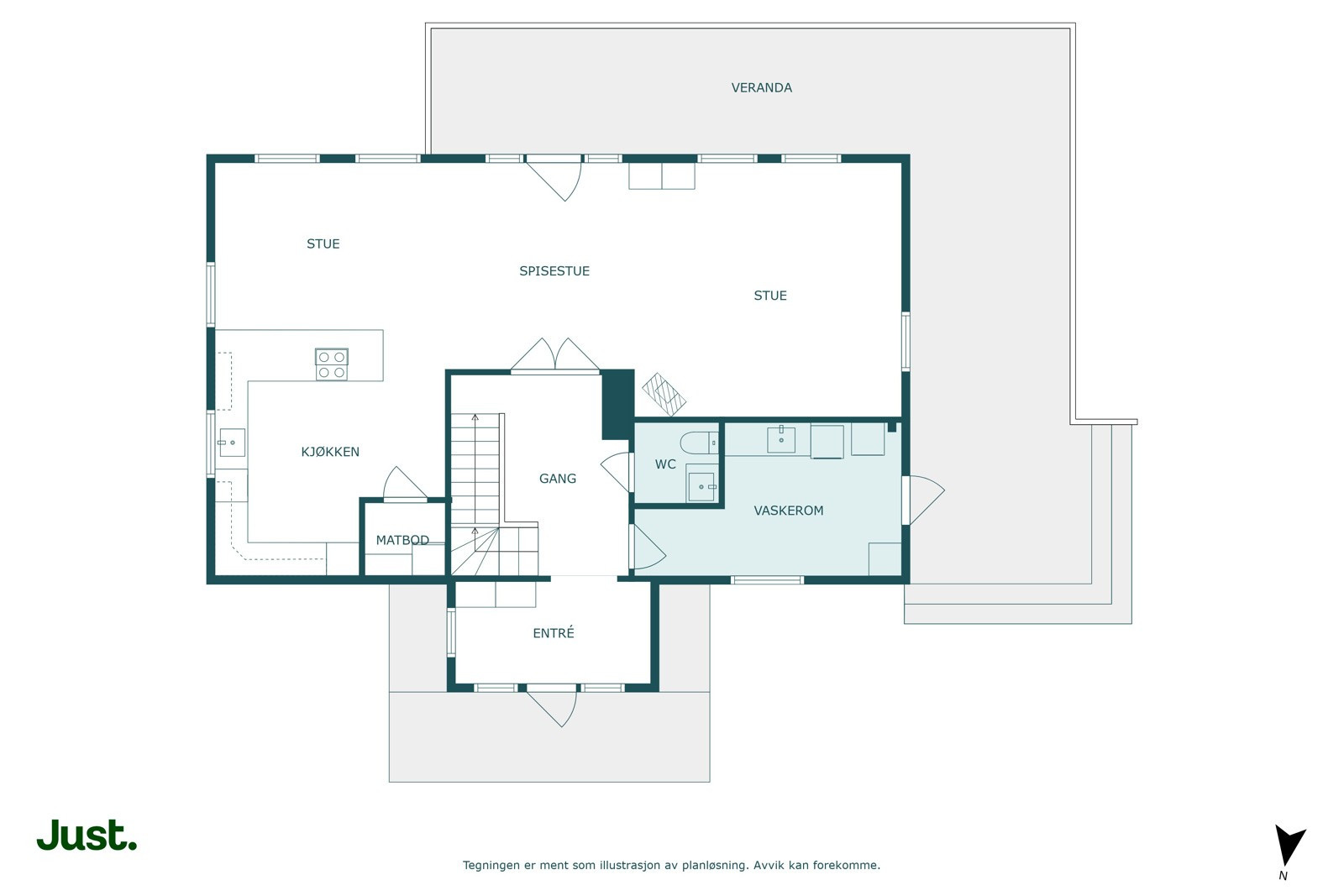 Planskisse hovedplan.