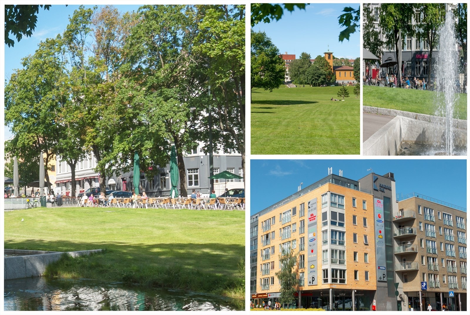 Koselige handlegater, sjarmerende kaféer og hyggelige parker man kan spasere til fra boligen. Galleribilde