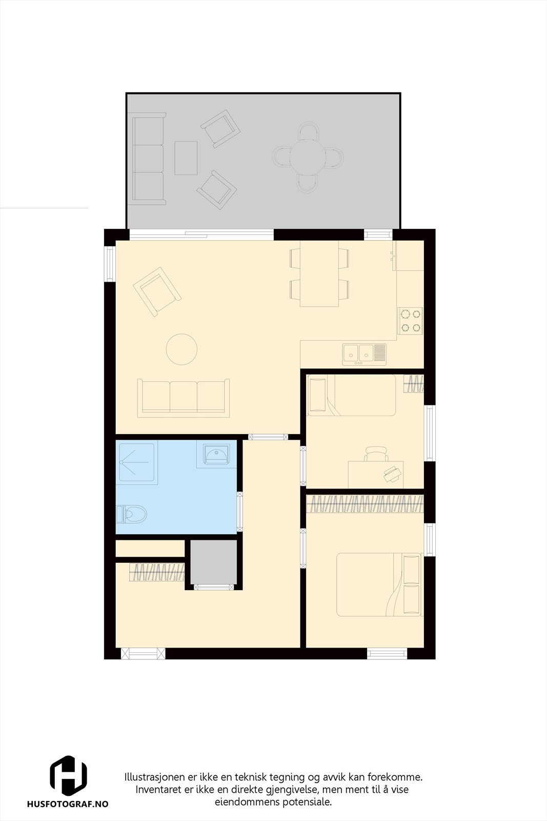 Plantegning Galleribilde