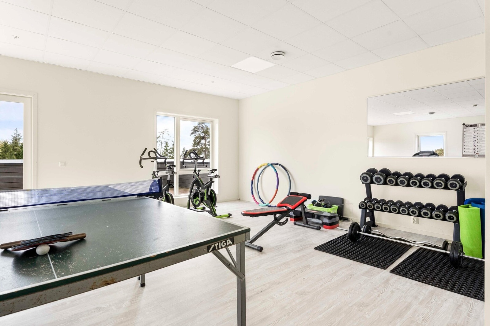 Trening aktivitetsrom til felles bruk for sameiets eiere Galleribilde