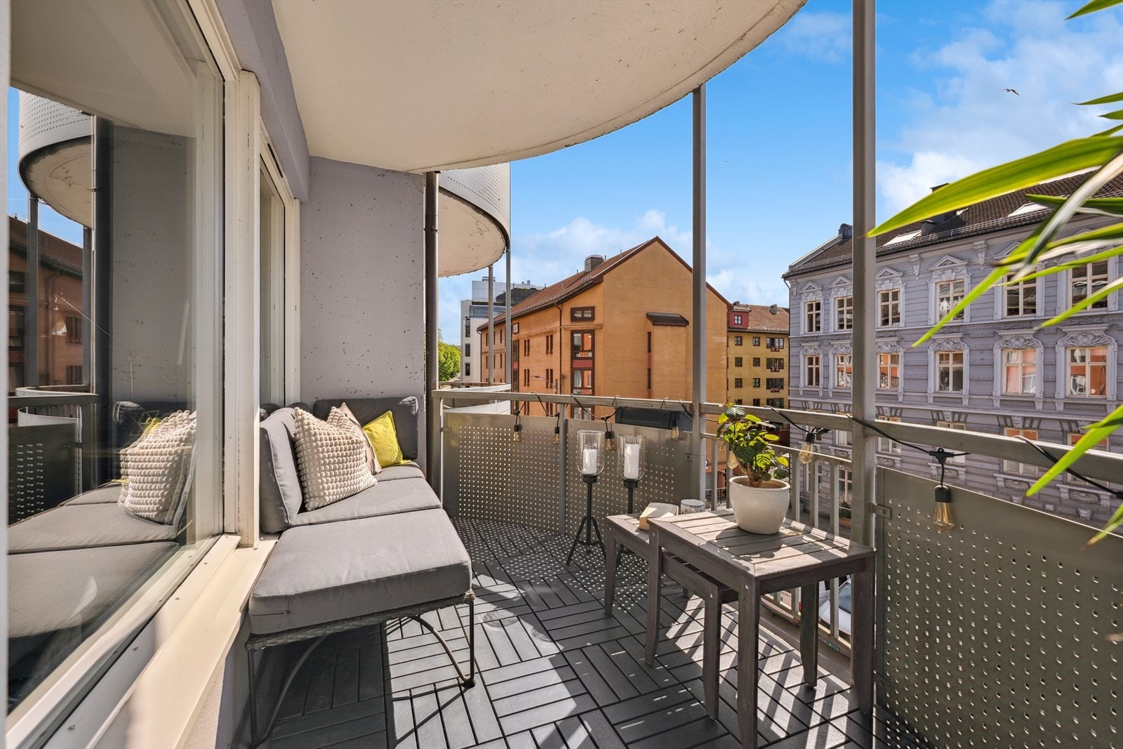 Her har du gode solforhold på morgen og dagtid Galleribilde